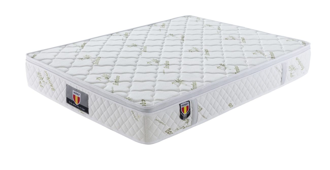 4 Kingdom Husky furniture and mattress five star comfort Pockect coil Bambo Cover euro Pillow top mattress