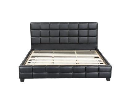 Amelia King Bed - 8002 -Husky-Furniture- Single - Double -Queen- King-Black-1