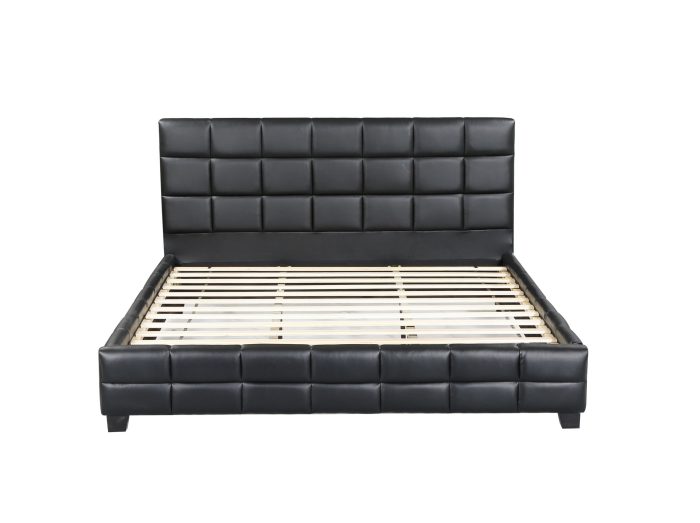 Amelia King Bed - 8002 -Husky-Furniture- Single - Double -Queen- King-Black-1