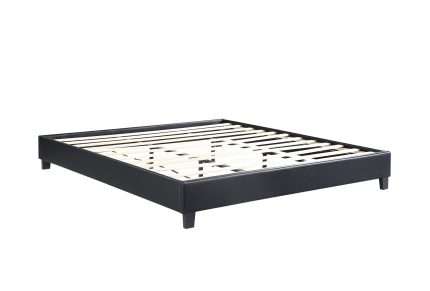 HB805-Paragon Platform Bed - King - Husky-Furniture- Black-1