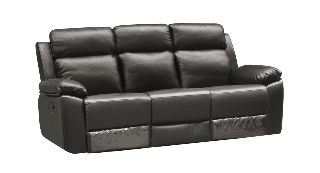 HR046G (G12) Husky Leo Reclining Sofa 3S Gray