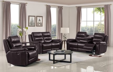 HR050 B (G03) Husky Jetson Reclining Sofa Set Brown