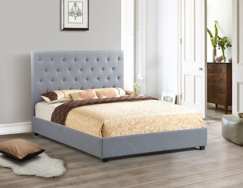 Logan Storage Bed Double Size -1974 - Husky Furniture - Full Grey