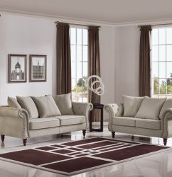 HD1769 -Tessa- Sand-K06.Fabric .Husky Designer Furniture.Sofa and loveseat