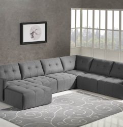 HD1800 - Leggo - sectional sofa LHS-Grey.Husky Designer Furniture