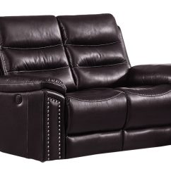 HR050 B (G03) Husky Jetson Reclining Loveseat Brown