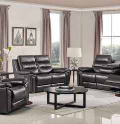 HR050 G (G12) Husky Jetson Reclining Sofa Set Gray