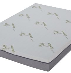 Husky 8 inch gel memory foam Mattress with zipper cover Double Sided