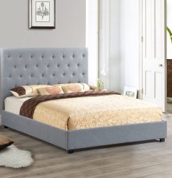 Logan Storage Bed Double Size -1974 - Husky Furniture - Full Grey