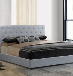 Logan Storage Bed King size -1974 - by Husky Furniture - King - Grey