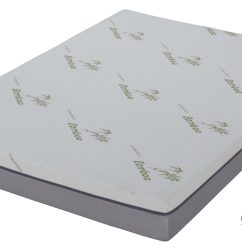 RV QUEEN Husky 8 inch gel memory foam Mattress with zipper cover